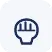Icon representing removable denture tooth replacement